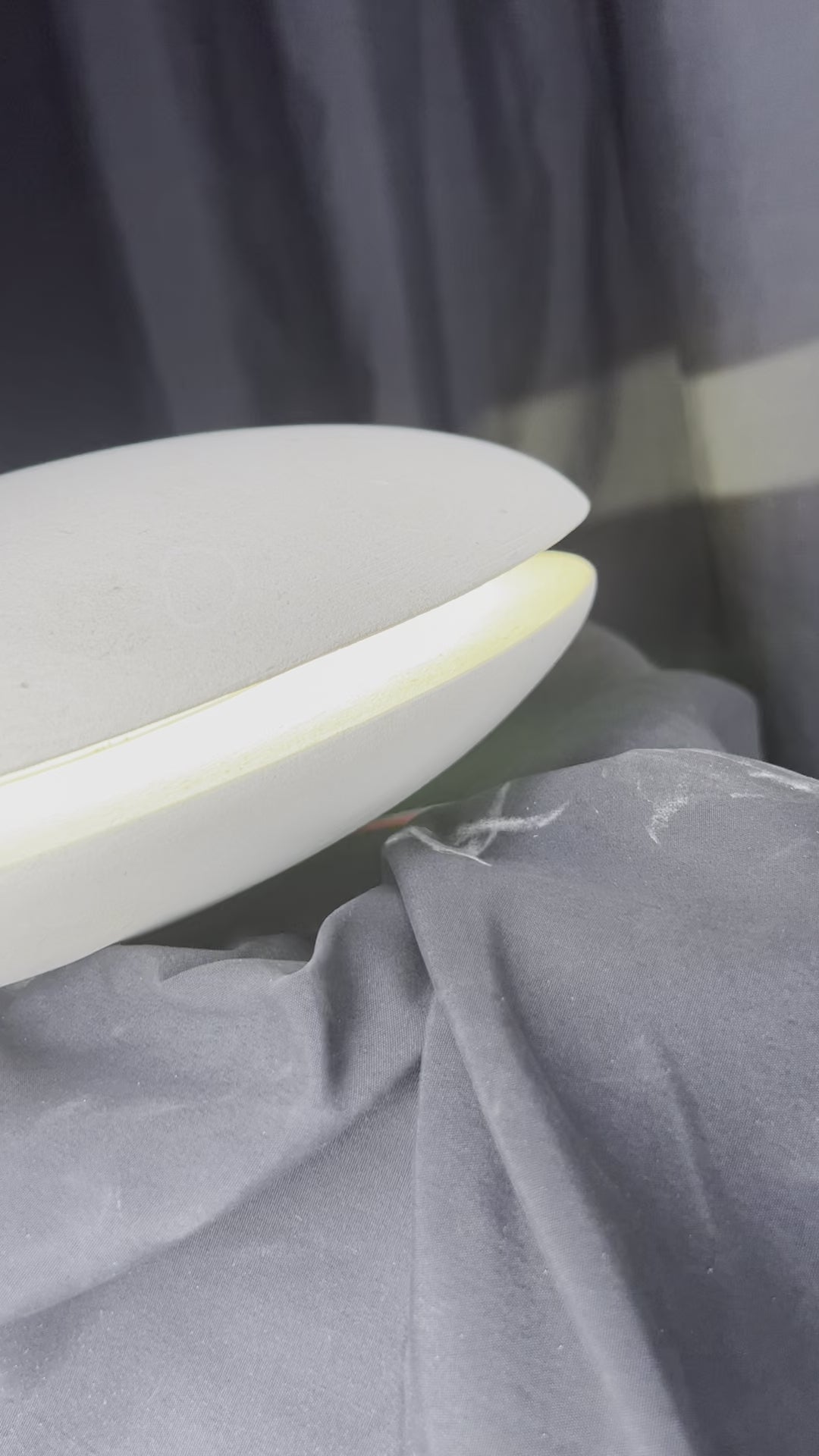 Lampada circolare piccola in pietra leccese