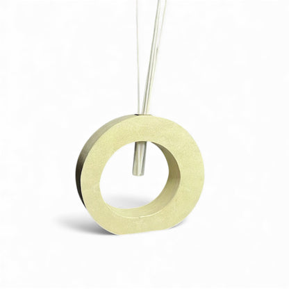 Profumatore Ovale in Pietra Leccese - Diffusore Artigianale per Ambienti