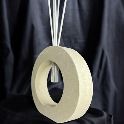 Profumatore Ovale in Pietra Leccese - Diffusore Artigianale per Ambienti