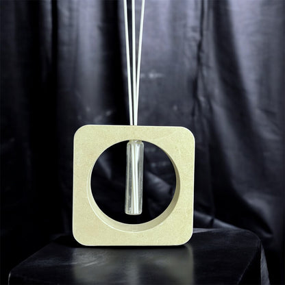 Quadrum Diffusore in Pietra Leccese - Design Scultoreo