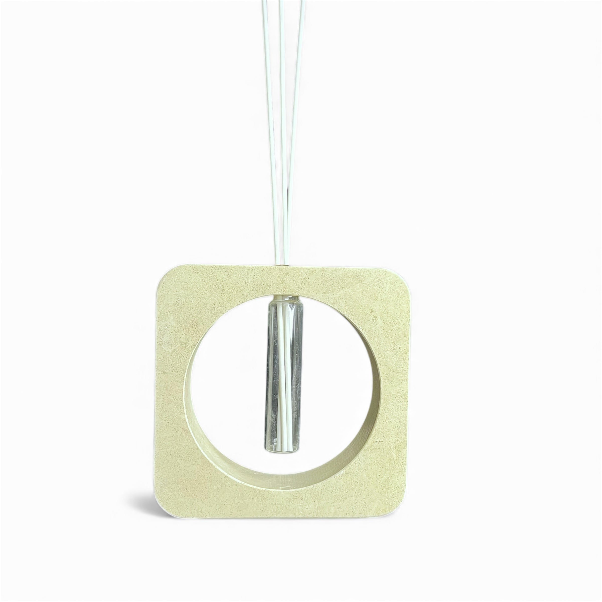 Quadrum Diffusore in Pietra Leccese - Design Scultoreo