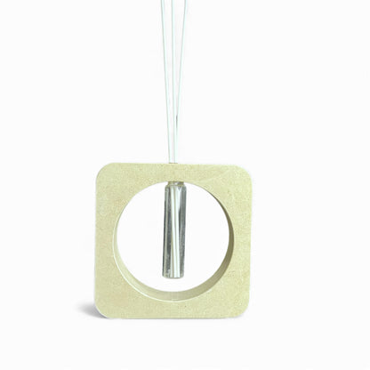 Quadrum Diffusore in Pietra Leccese - Design Scultoreo