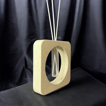 Quadrum Diffusore in Pietra Leccese - Design Scultoreo